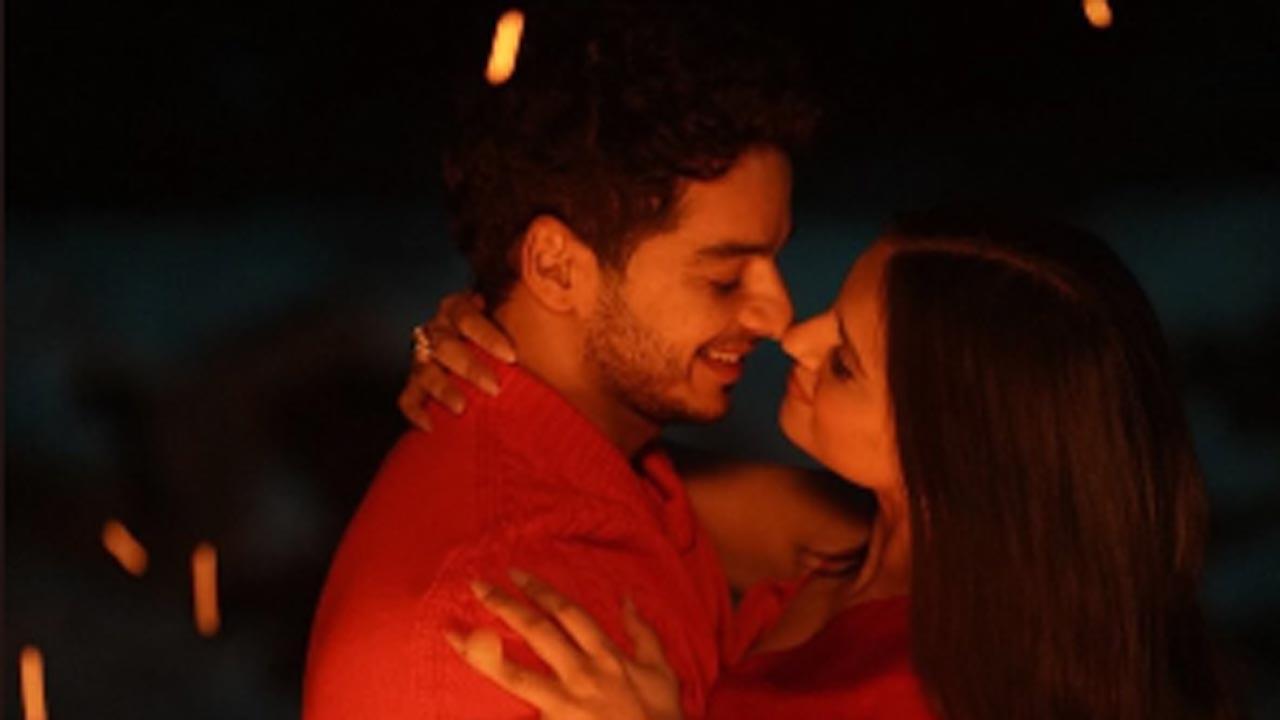 Ishaan Khatter shares BTS from Pyaar Aata Hai with Tara Sutaria