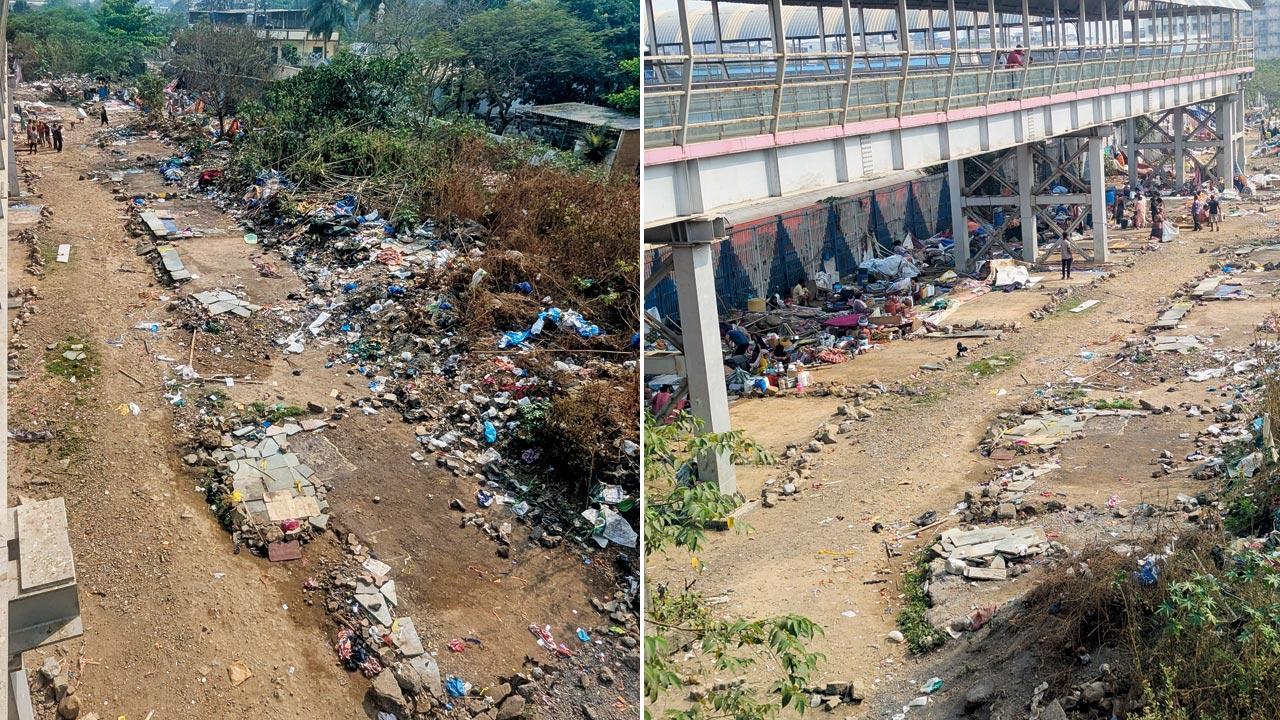 Western Railway tears down shanties near Bandra Terminus 