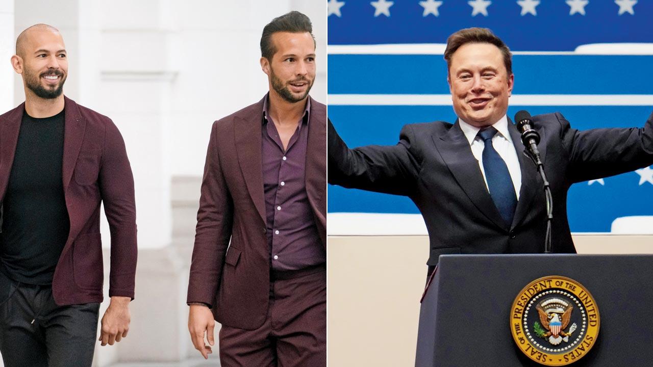 Influential figures such as Andrew and Tristan Tate, also known as the Tate brothers, and even tech guru Elon Musk, are known to have controversial and problematic views about relationships, women, and are often seen promoting toxic masculinity. These figures, among others are often idealised by boys. Pics/Getty Images