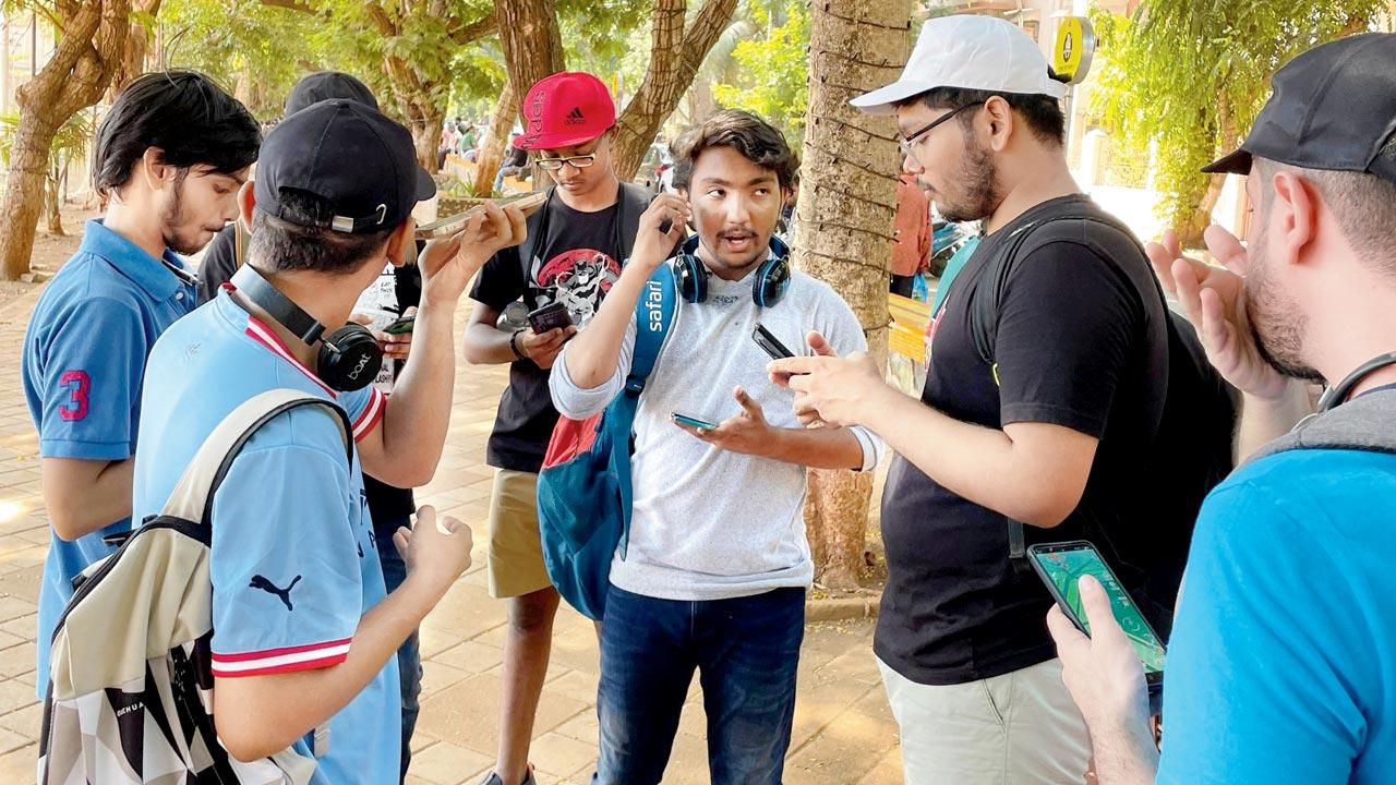 A previous Pokemon Go hunt. Pic Courtesy/Dhruv Shah