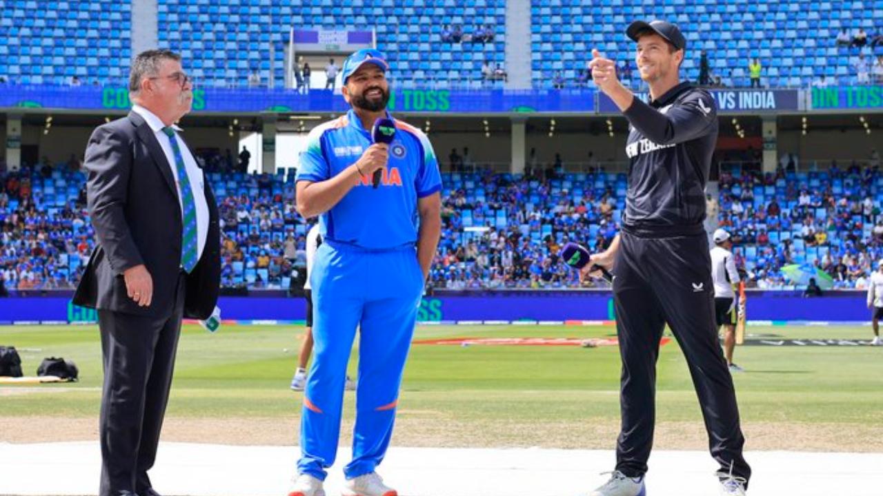 Having lost the toss, Team India was put to bat in the Champions Trophy 2025 match against New Zealand at the Dubai International Stadium