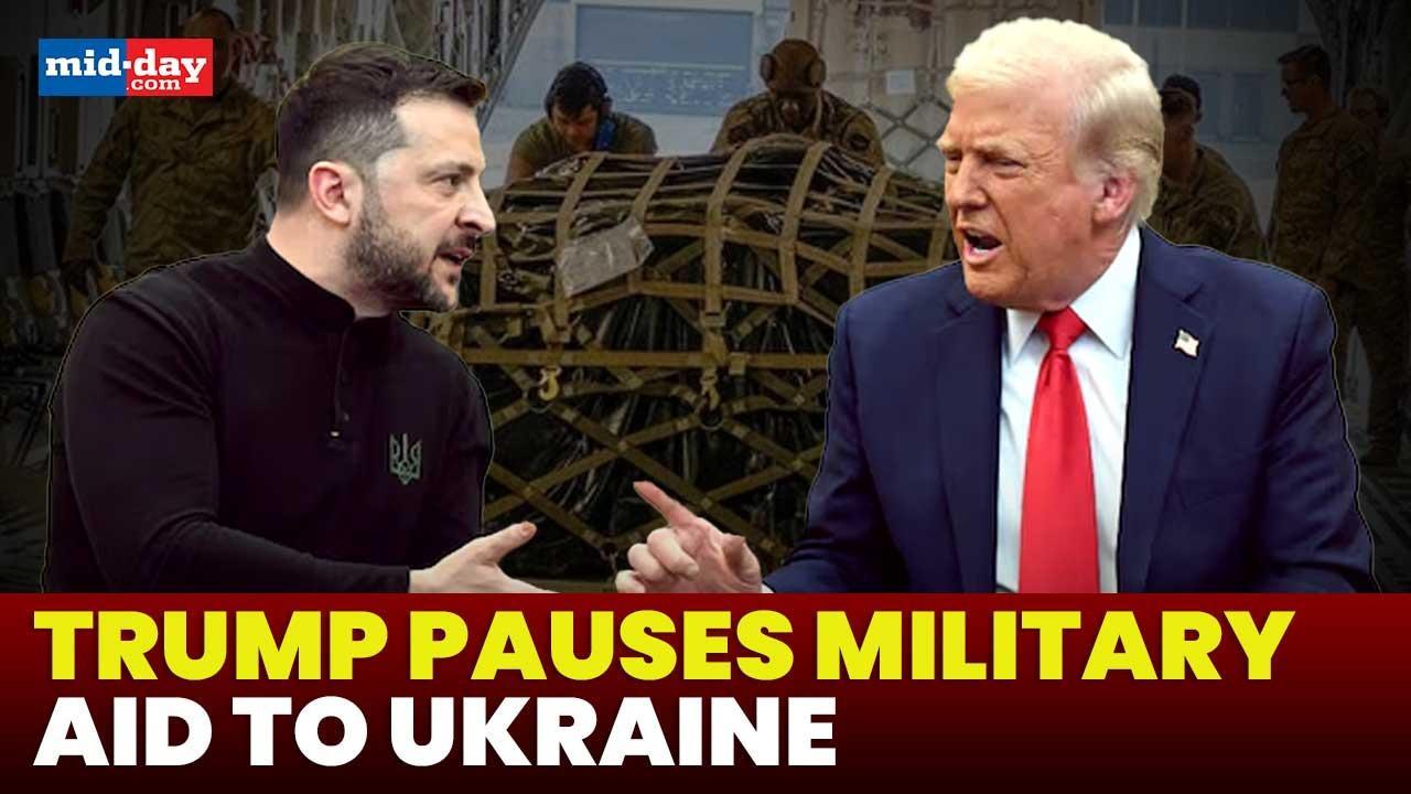 Trump-Zelenskyy clash: US military aid to Ukraine put on hold by Prez Trump