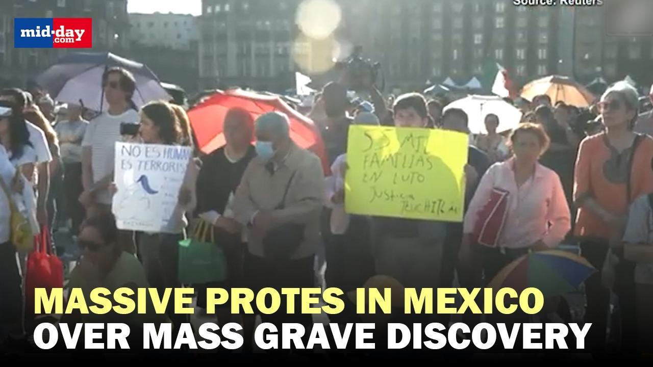 Mass protests erupt in in Mexico over discovery of remains at Jalisco Ranch
