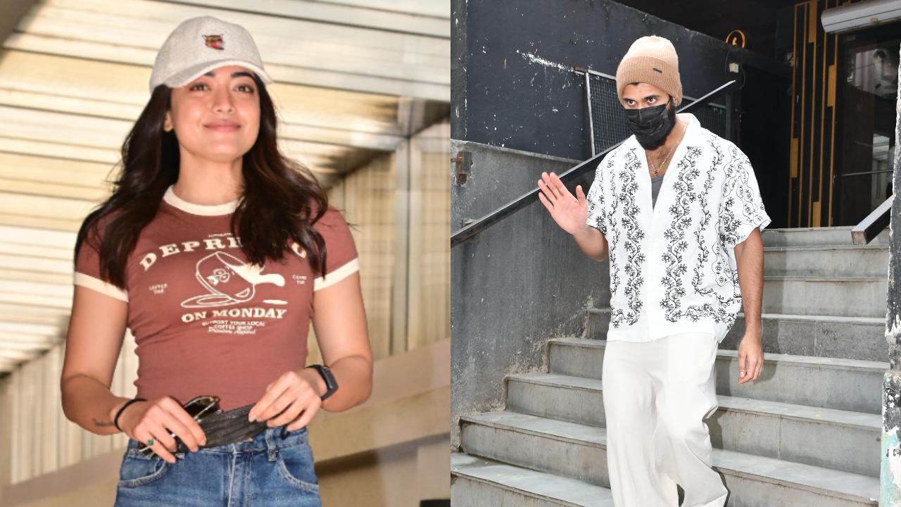 Rashmika and Vijay Deverakonda papped during a lunch date