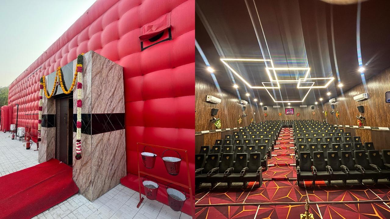 Chiyaan Vikram's 'Veera Dheera Sooran' screened at inflatable theatre