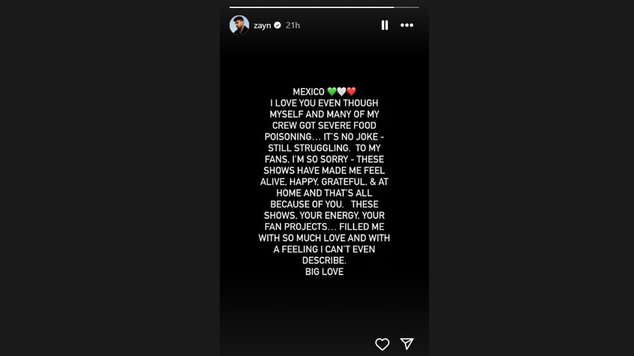 Picture Courtesy/Zayn Malik`s Instagram account