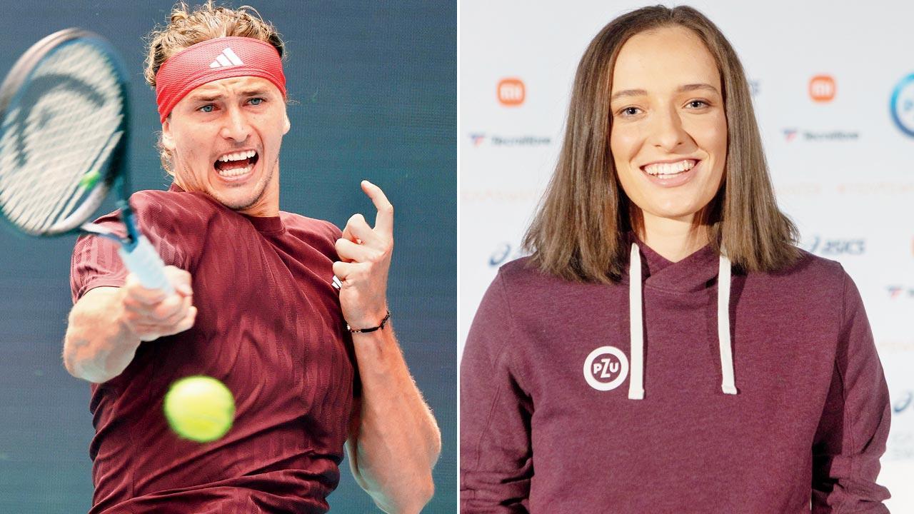 Zverev powers through, Swiatek into quarters