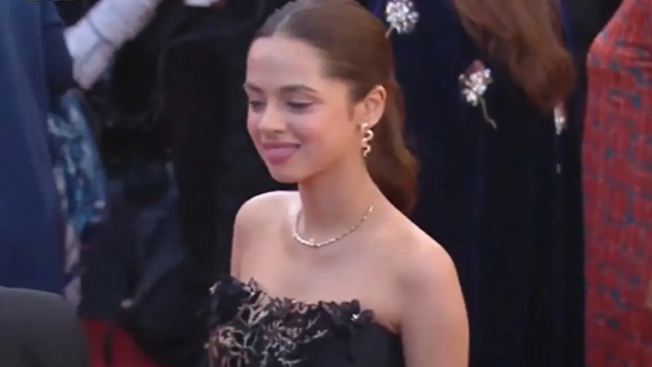 Cannes 2025: Nitanshi Goel walks red carpet in stunning black strapless gown