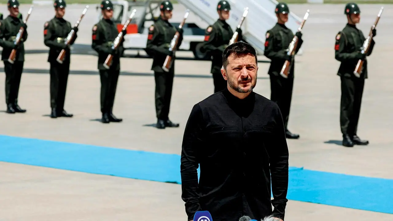 Volodymyr Zelenskyy in Turkey for peace talks, but Putin absent from delegation