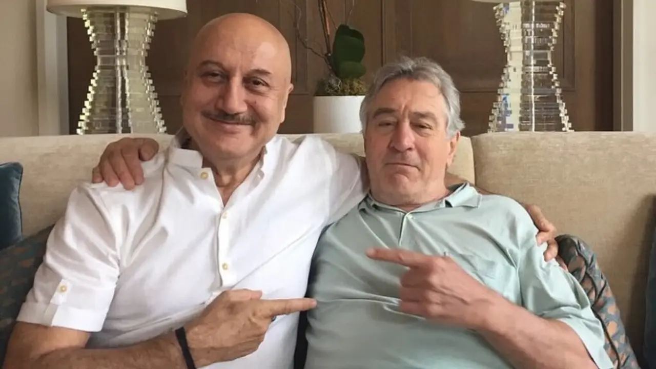 Anupam Kher and Robert De Niro, long-time friends catch up at the Cannes 2025