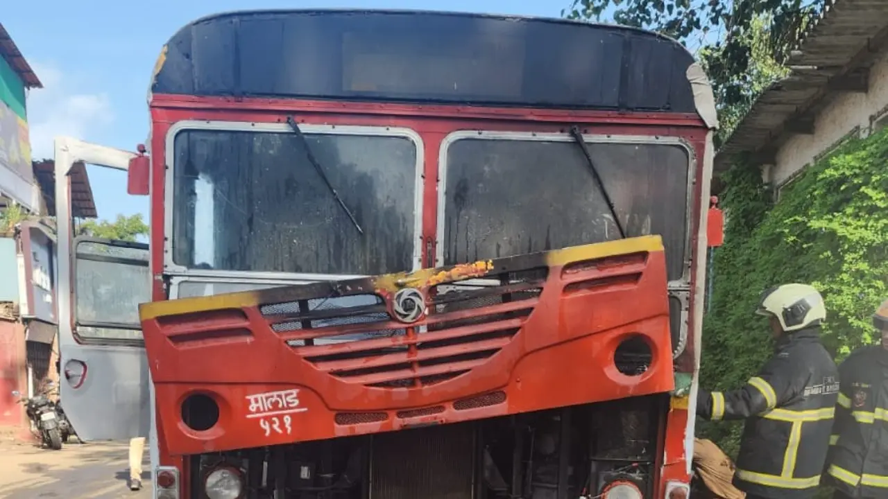 Fire breaks out in BEST bus parked at Marve depot
