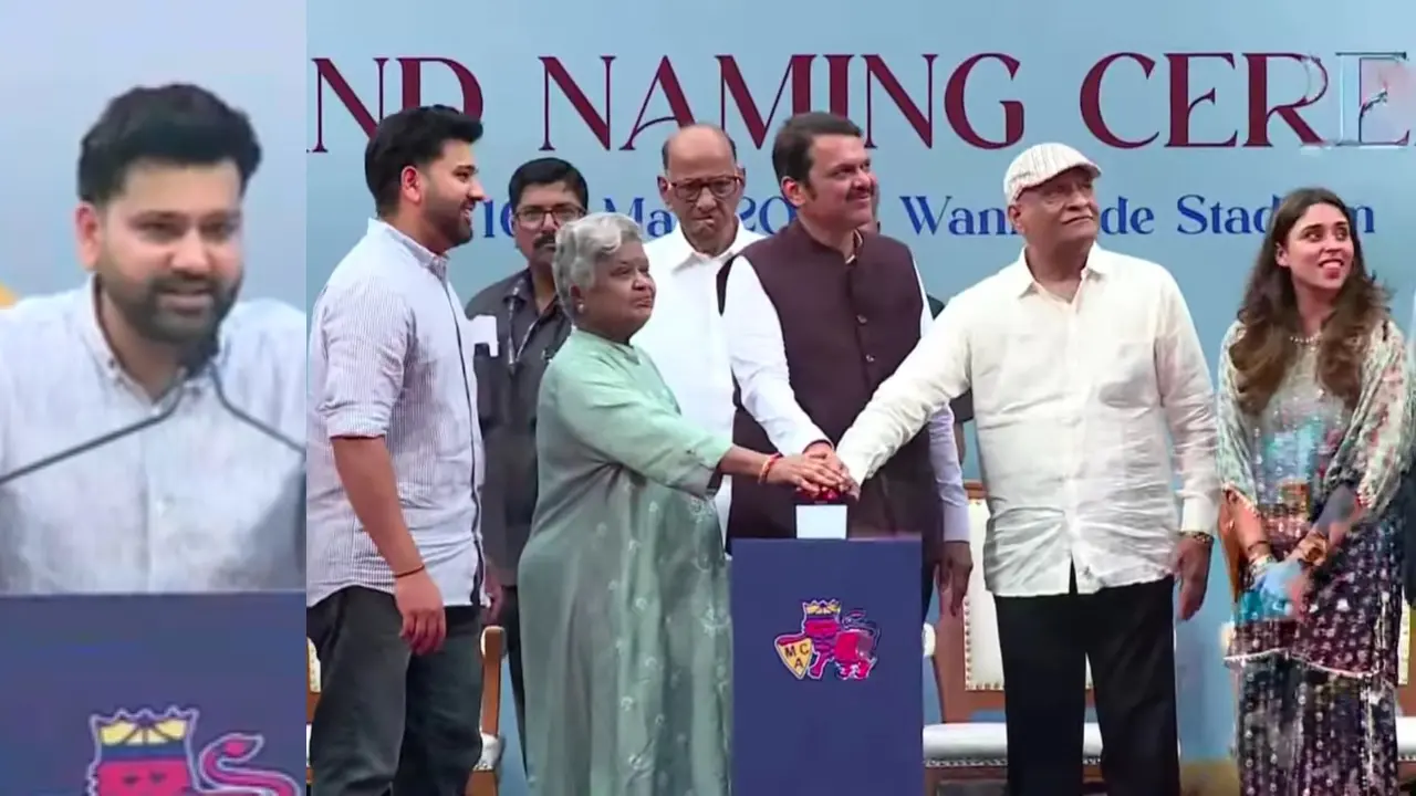 'To have my name here..': Rohit Sharma reacts to Wankhede stand unveiling