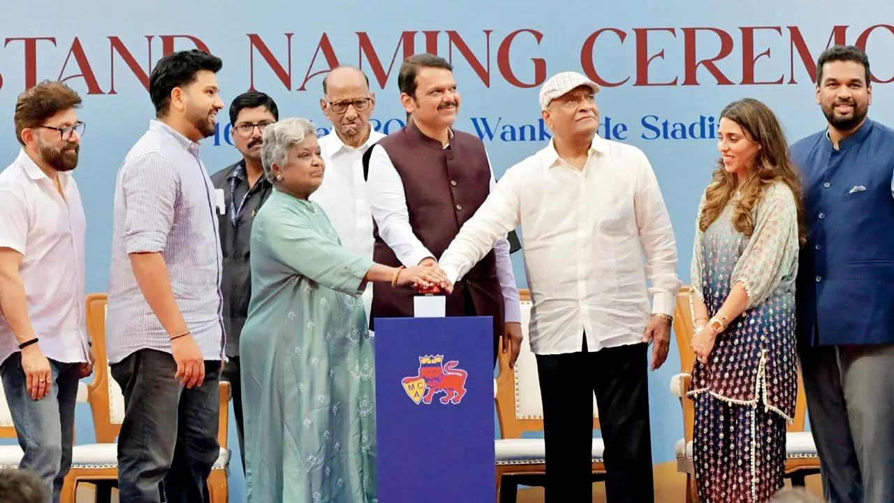 Wankhede Stadium gets a stand in his homeboy Rohit Sharma's name