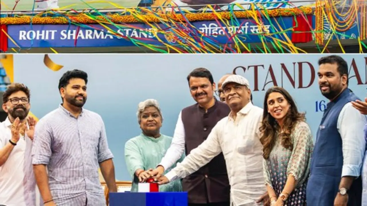 Cricketing fraternity hails Rohit after Wankhede Stand named in his honour