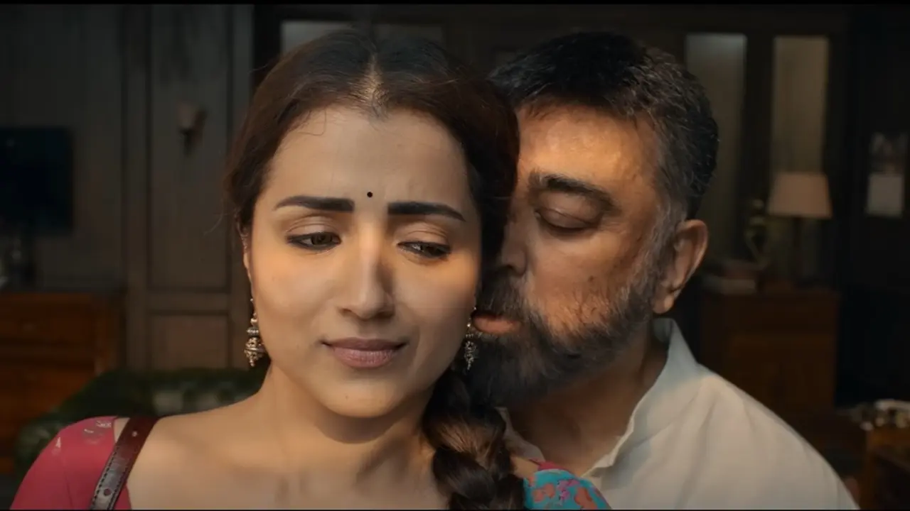 Thug Life trailer: Kamal Haasan's romantic scenes with Trisha criticised