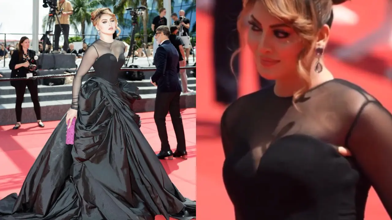 Urvashi Rautela’s OOPS moment at Cannes 2025 red carpet - watch video