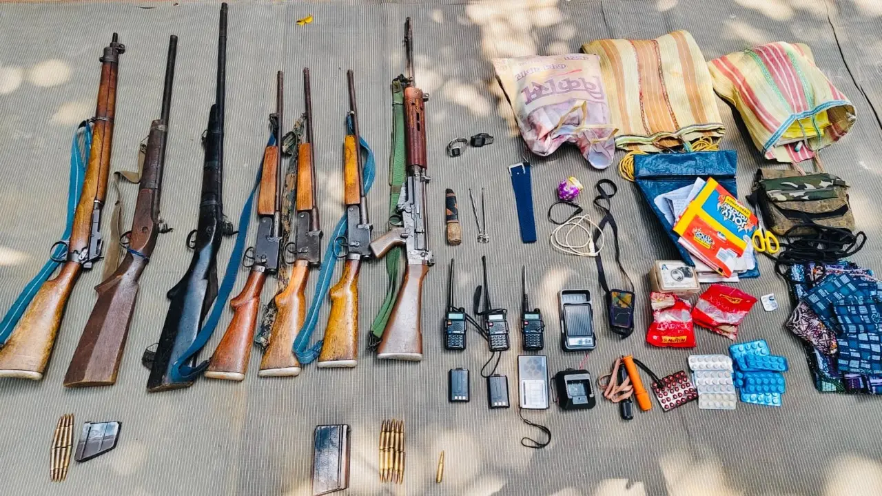 Five Naxalites, collectively carrying Rs 36 lakh reward, held in Gadchiroli