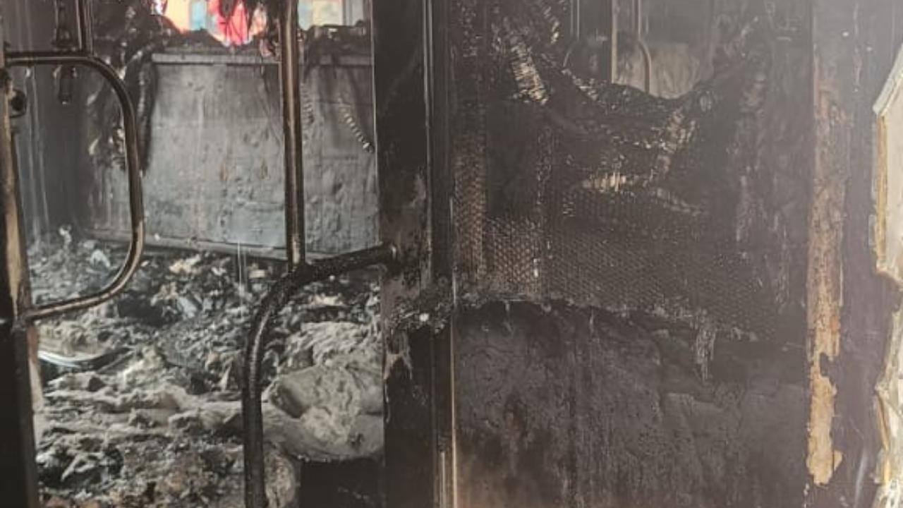 The bogies B1 and B2 of the AC Three Tier section in the train were gutted in the incident, the official said