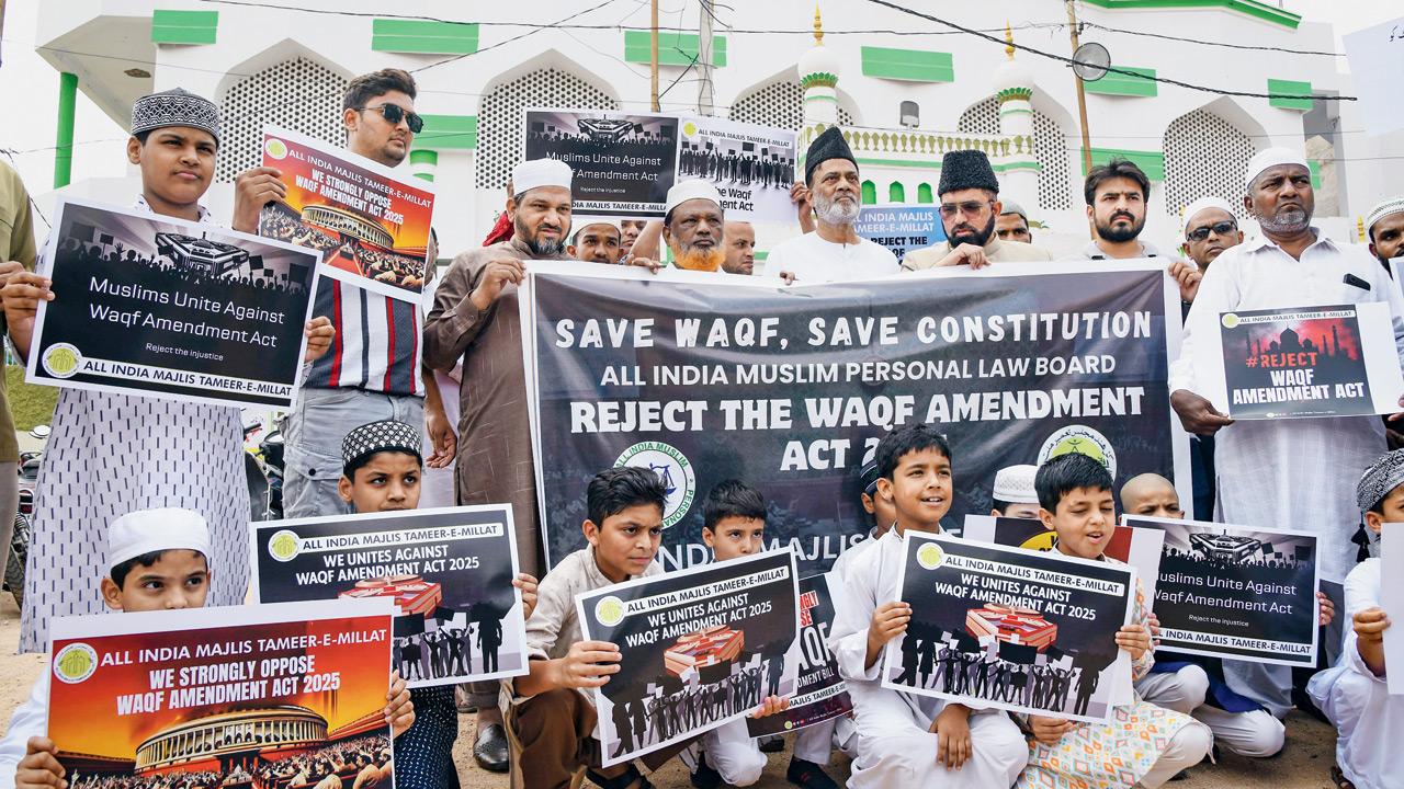 Waqf secular concept, can’t be stayed: Centre tells SC