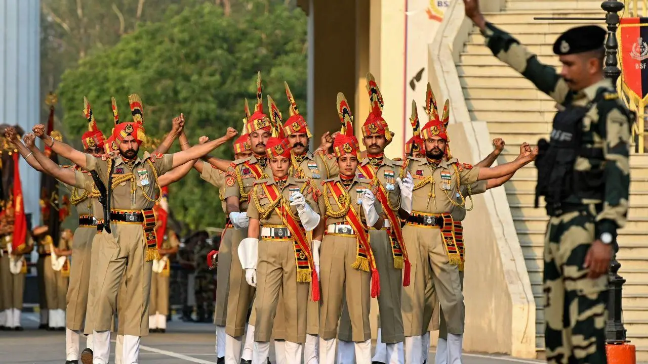 IN PHOTOS: Beating Retreat ceremony at Attari-Wagah Border now open to public