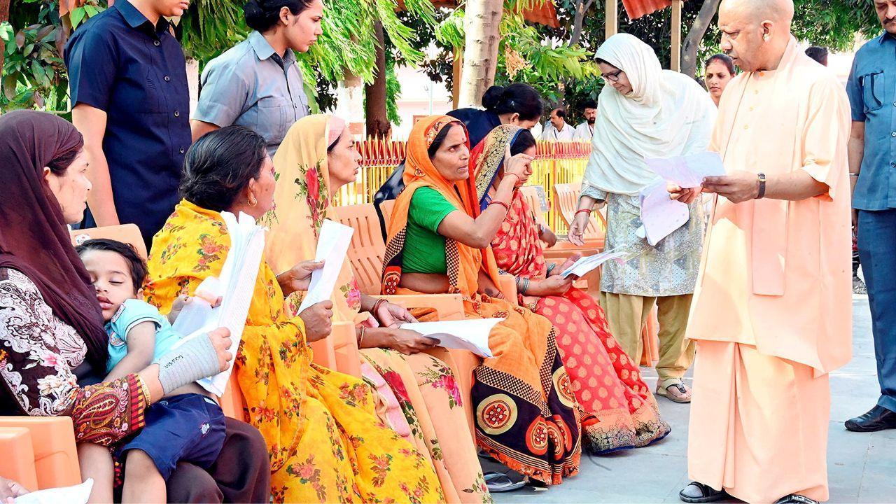 IN PHOTOS: Uttar Pradesh CM Yogi Adityanath holds 'Janta Darshan'