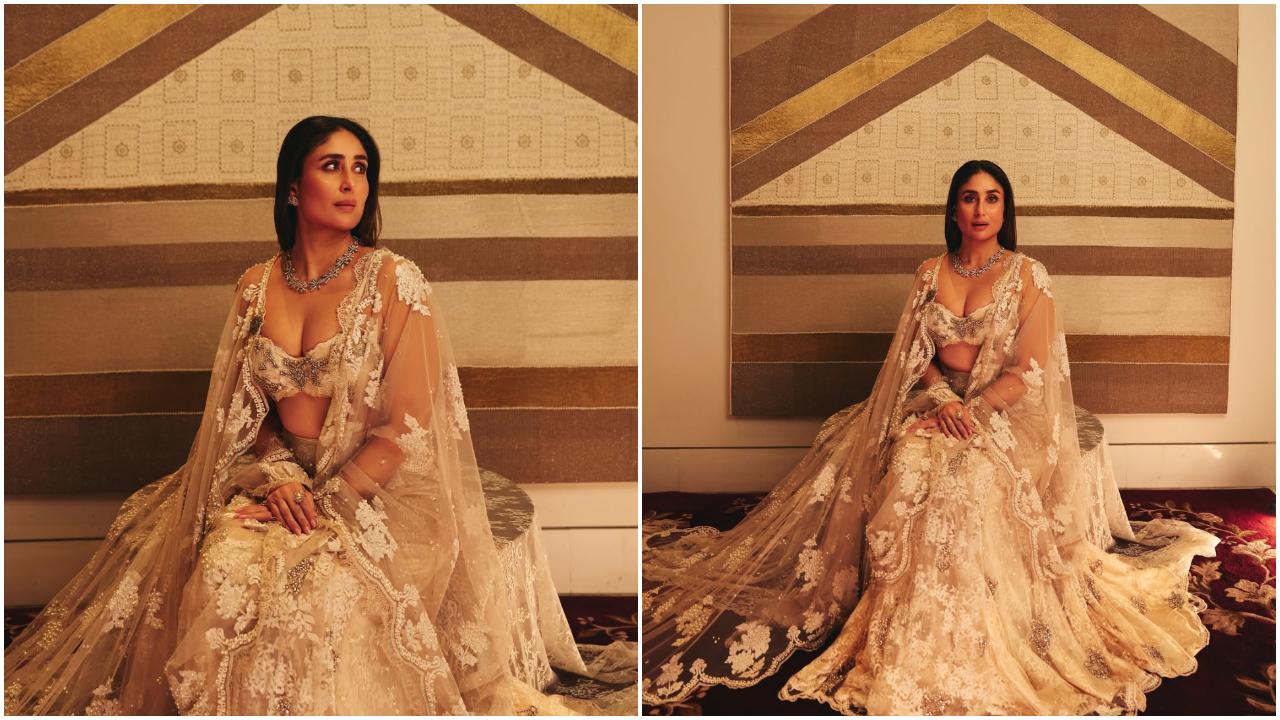 Kareena Kapoor Khan dons an all-white ensemble (Pic: Instagram/Kareena Kapoor Khan)
Structured fabrics such as cotton twill, crepe and linen blends offer better shape and coverage. Similarly, heavier cottons, linens and crepes work better for daywear whereas delicate silks are best suited to indoor settings