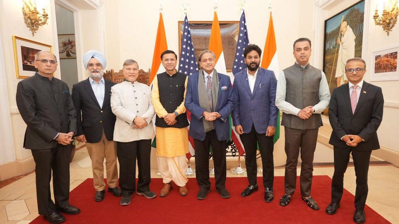 The all-party delegation to United States, Guyana, Panama, Brazil, and Colombia led by Congress MP Shashi Tharoor comprises of Shambhavi Chaudhary (LJP), Sarfaraz Ahmed (JMM) G M Harish Balayagi (TDP), Shashank Mani Tripathi, Tejaswi Surya, Bhubaneswar K Lata (all from BJP), Mallikarjun Devda (Shiv Sena) and Former Indian Ambassador to the US, Taranjit Singh Sandhu