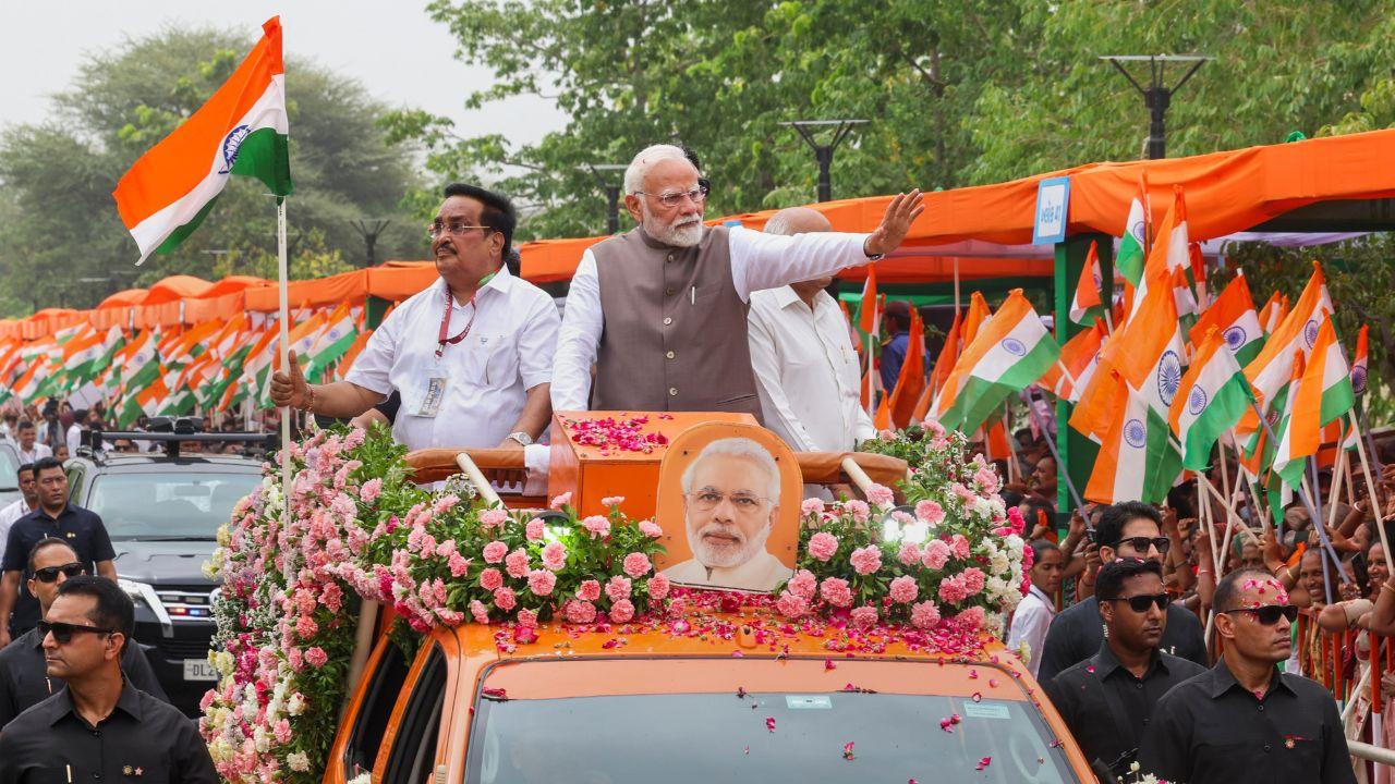 Following the roadshow, PM Narendra Modi will participate in the 20th-anniversary celebrations of Gujarat's Urban Growth Story and also lay the foundation stone of various projects