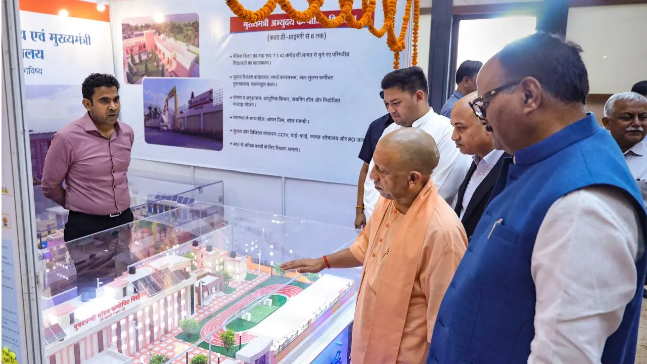 CM Yogi also visited an exhibition showcasing Bakhira's renowned brass industry, describing it as a significant source of livelihood for local artisans