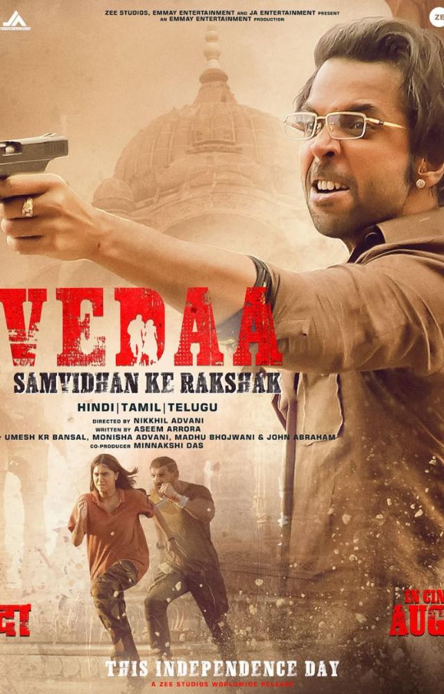 In Vedaa, Abhishek steps into the shoes of a dark, powerful antagonist — Jitendra Pratap Singh