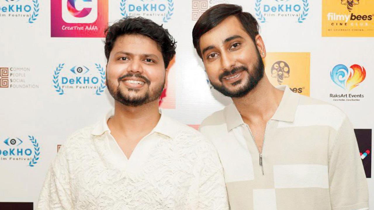 (From left) Aditya Raj and Gary Panjabi