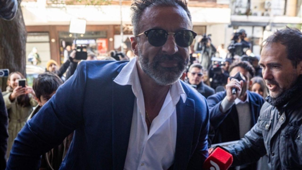Diego Maradona’s former doctor, Leopoldo Luque, arrives for a trial hearing in San Isidro, on the outskirts of Buenos Aires