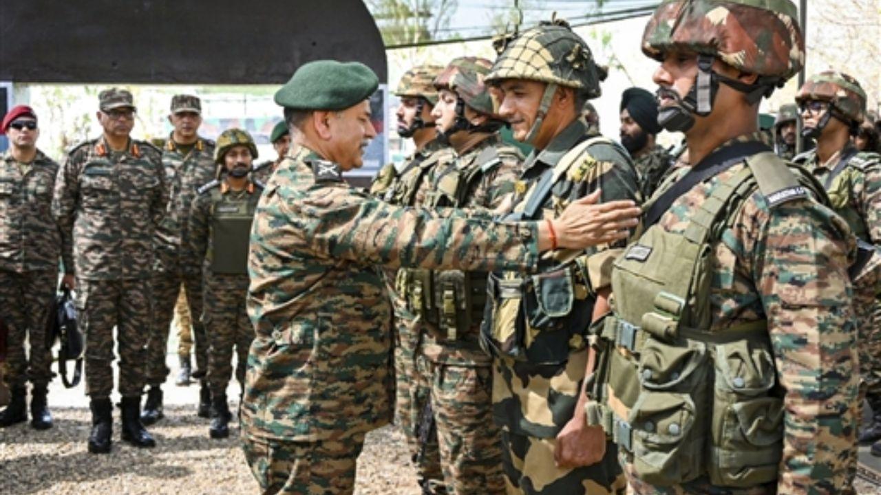 Commending the troops for their exemplary performance during Operation Sindoor, Gen Dwivedi also emphasised the importance of remaining adaptable to the evolving security challenges along the border