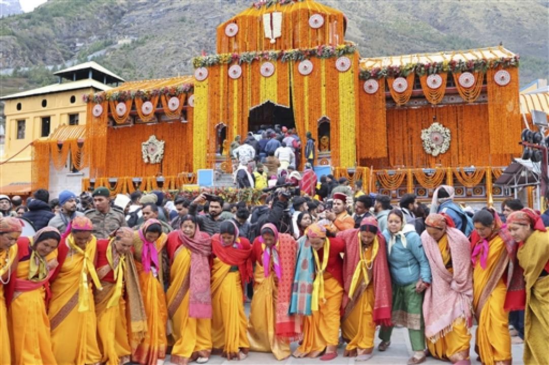 IN PHOTOS: Badrinath Dham reopens for pilgrims with grand ceremony and prayers