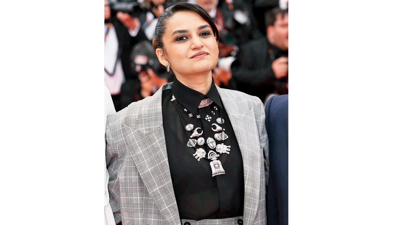 Payal Kapadia shows off her power suits. Pic Courtesy/rishtabyarjunsaluja on Instagram