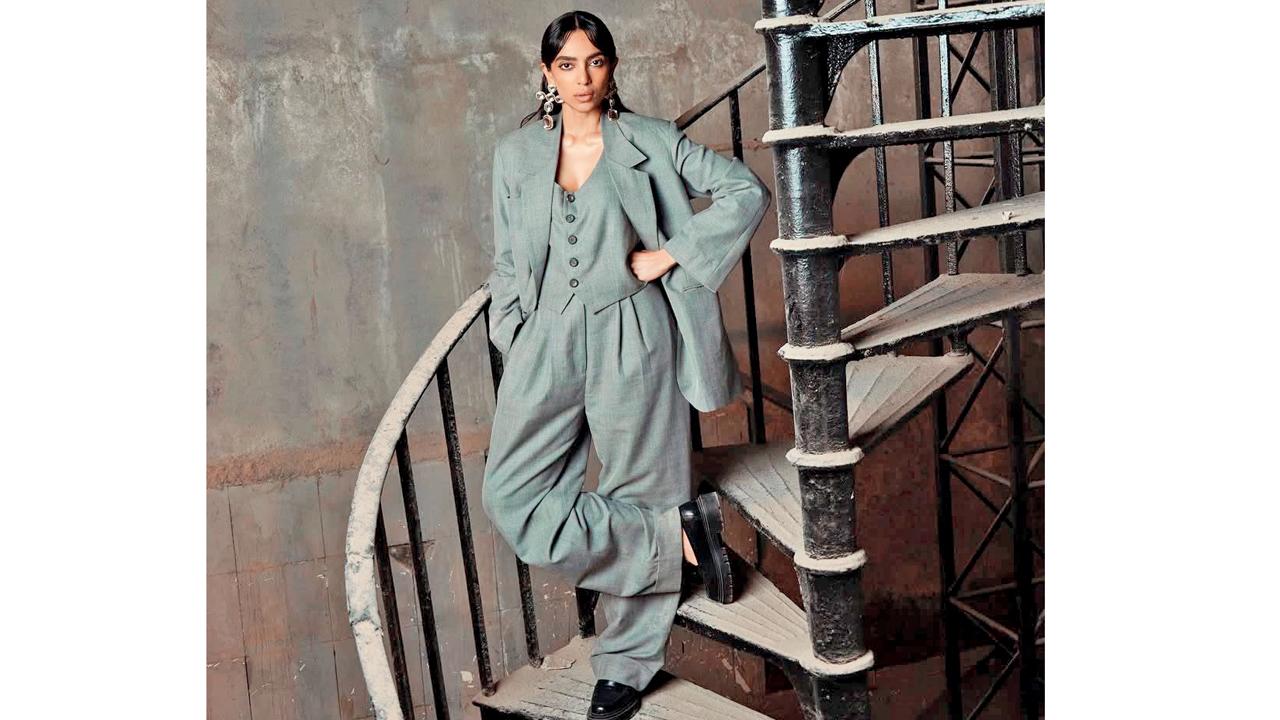 A monotone colour palette elevates Sobhita Dhulipala’s look. Pics Courtesy/Sobhitad on Instagram