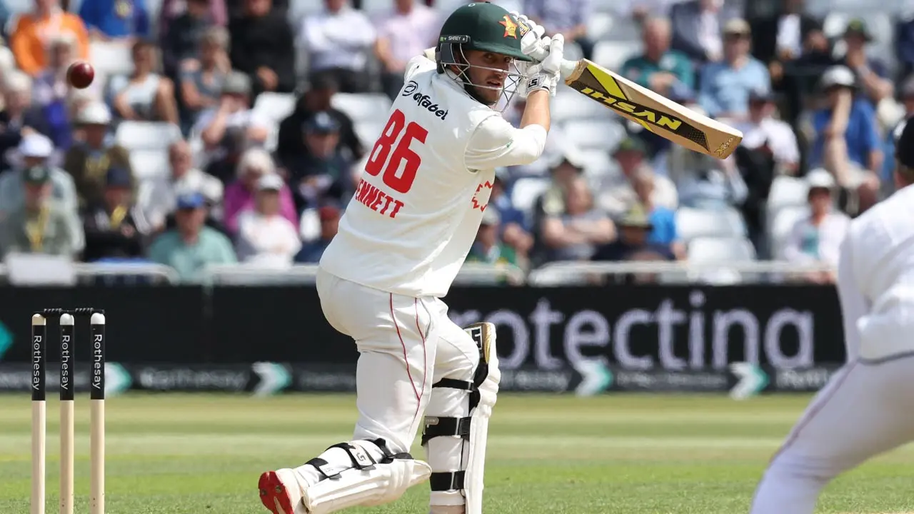 England’s Stokes strikes, ton-up Bennett shines for Zimbabwe