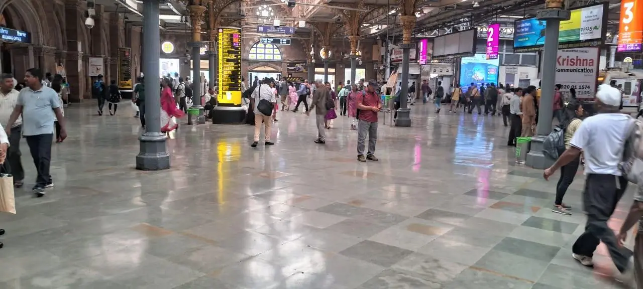 IN PHOTOS: CST sees sharp decline in travellers amid city-wide drill today