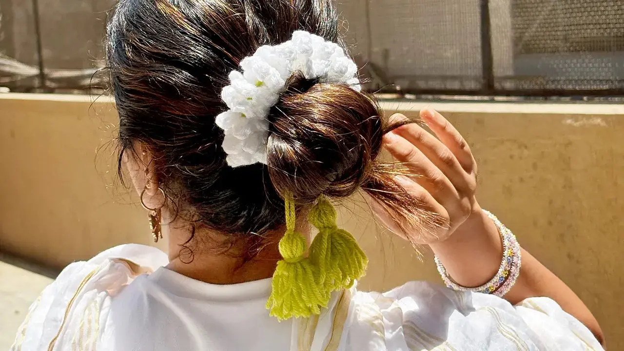 Crocheted memoriesSoft, colourful and quirky, crocheted bouquets or hair ties can be a fun gift for her soft heart on this special day.LOG ON TO @zains_story on InstagramCOST Rs 150 onwards