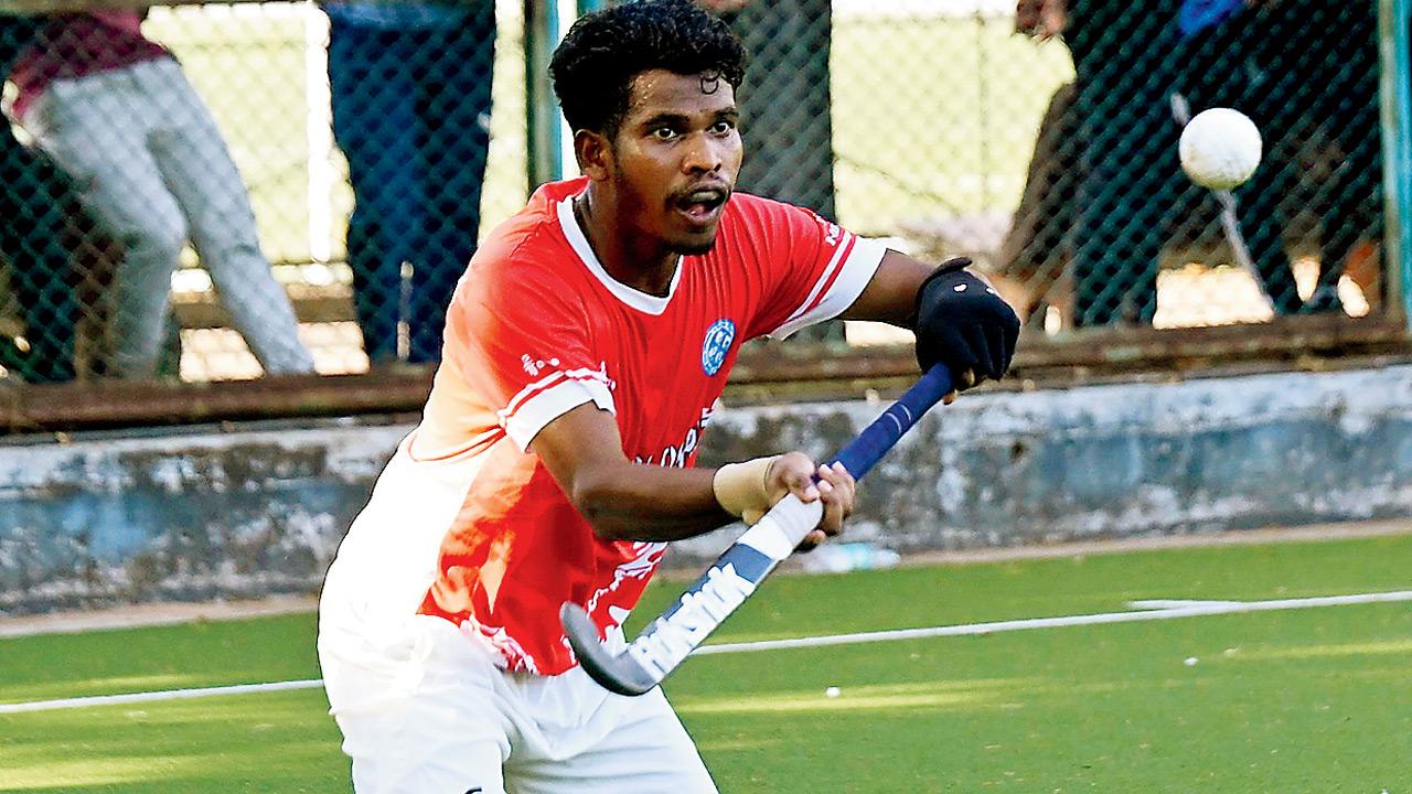 MbPT’s two-goal hero Deepak Soreng during the match vs Central Railway yesterday