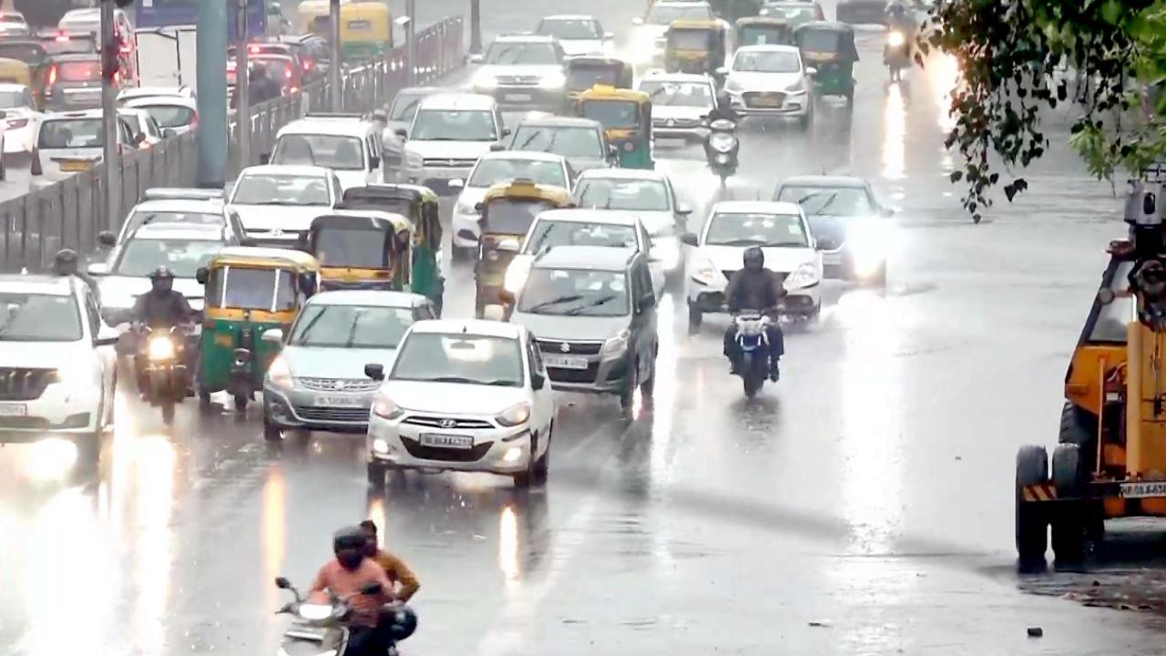 Three flights were diverted and over 100 flights were delayed at the Delhi airport as thunderstorms and gusty winds disrupted operations