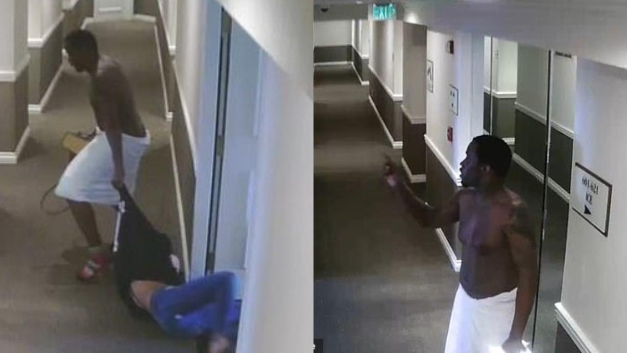 Sean 'Diddy' Combs hits and drags ex-girlfriend Cassie Ventura in hotel hallway