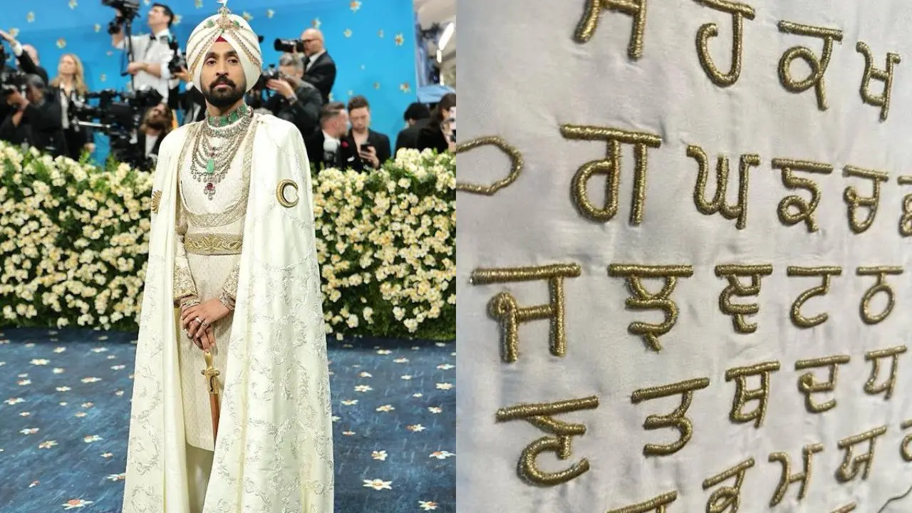 MET Gala 2025: What’s written on Diljit Dosanjh’s extravagant Maharaja cape?
