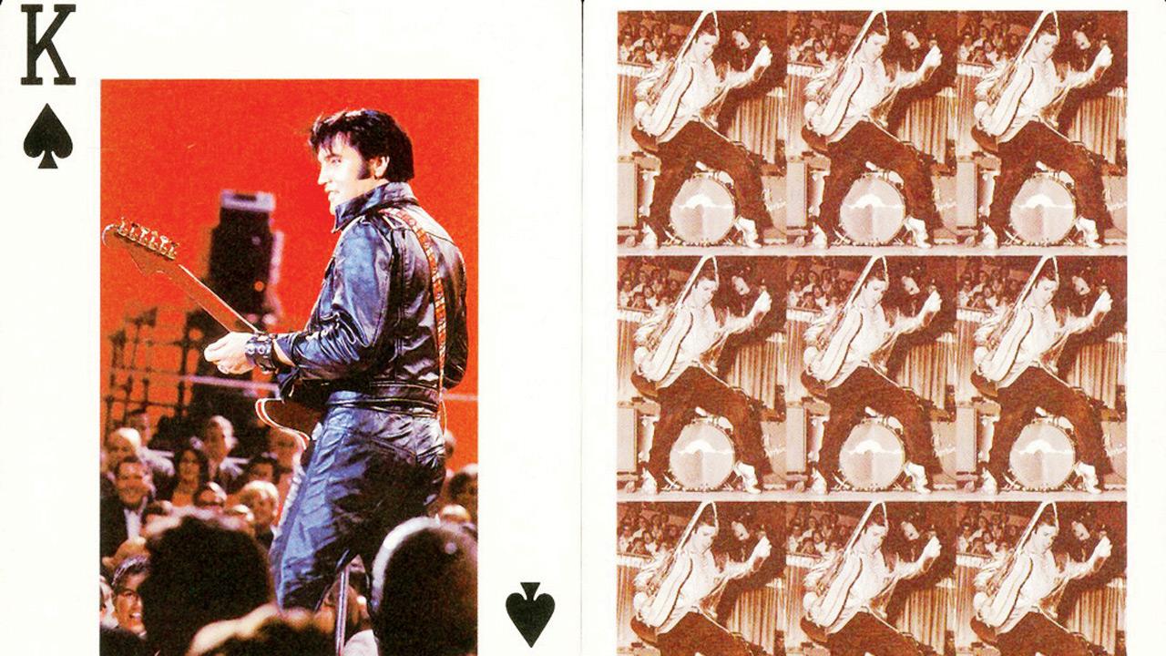 Elvis Presley themed playing cards