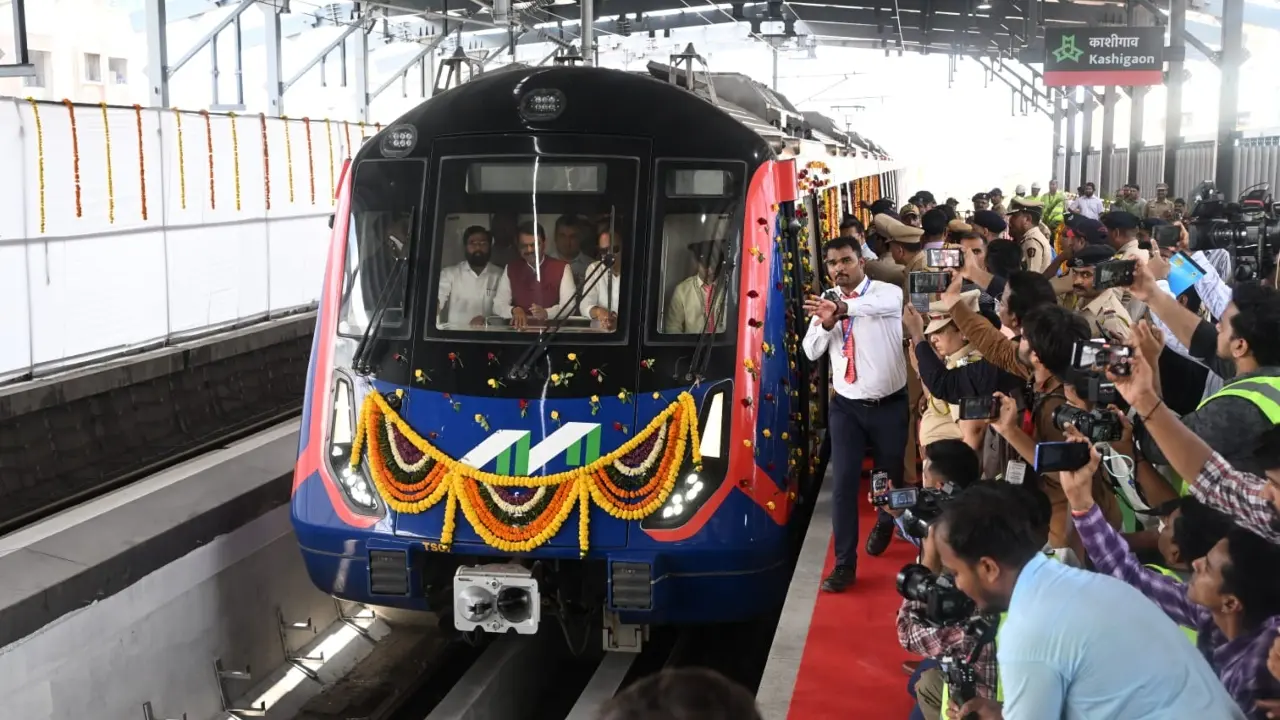 While the entire Red Line 9 includes eight stations—Dahisar, Pandurang Wadi, Miragaon, Kashigaon, Sai Baba Nagar, Meditiya Nagar, Shahid Bhagat Singh Garden, and Subhash Chandra Bose Stadium—only the first four stations up to Kashigaon will be functional in the first phase