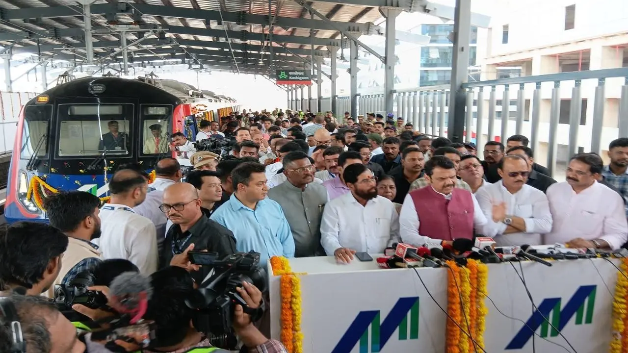 Mumbai LIVE: CM flags off Metro Line 9 trial run between Kashigaon and Dahisar