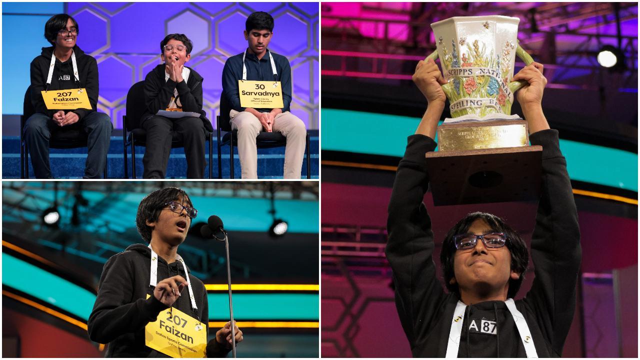 PICS: Indian-American Faizan Zaki wins 100th Scripps National Spelling Bee