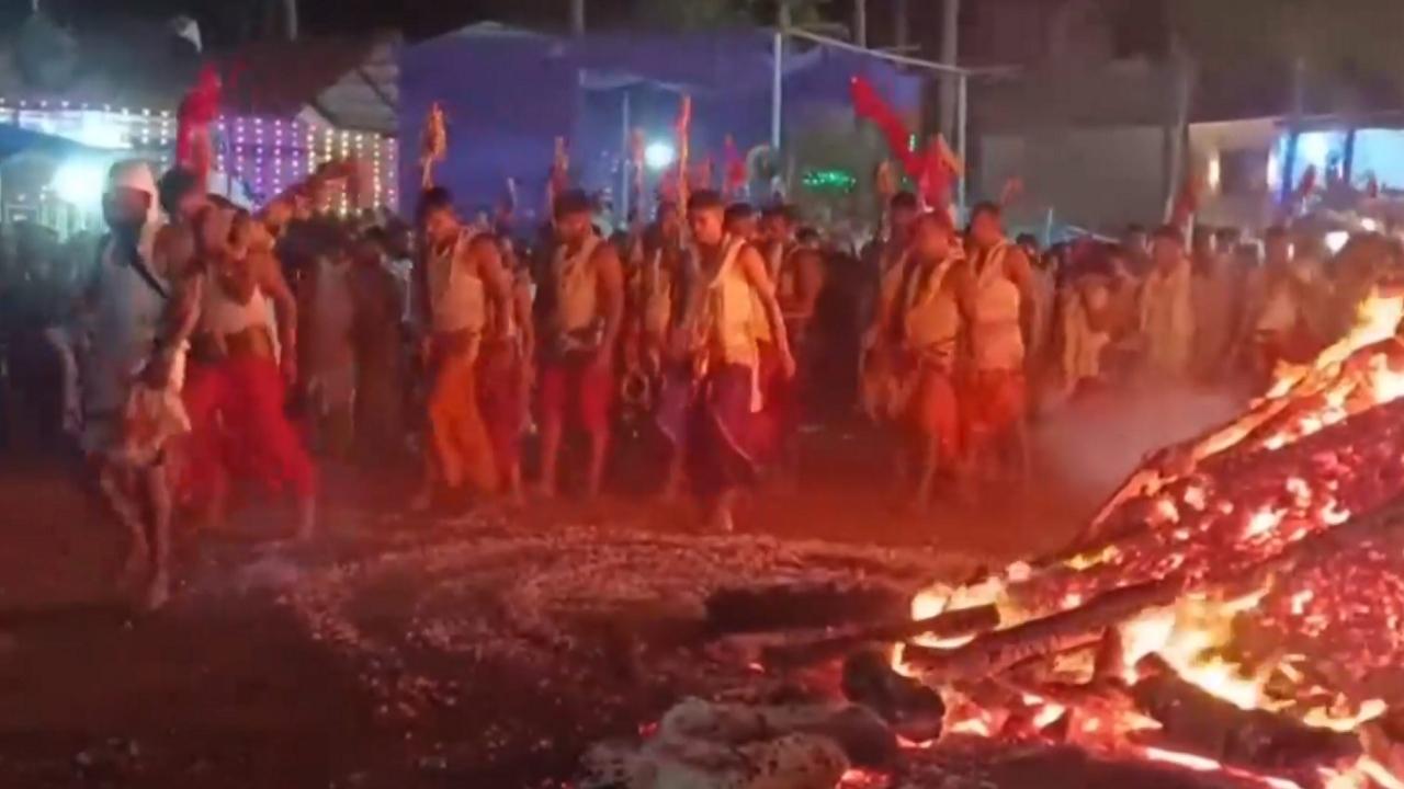The incident occurred around 3 am at Sree Lairai Devi temple in Shirgao village, around 40 km away from Panaji, a police official said