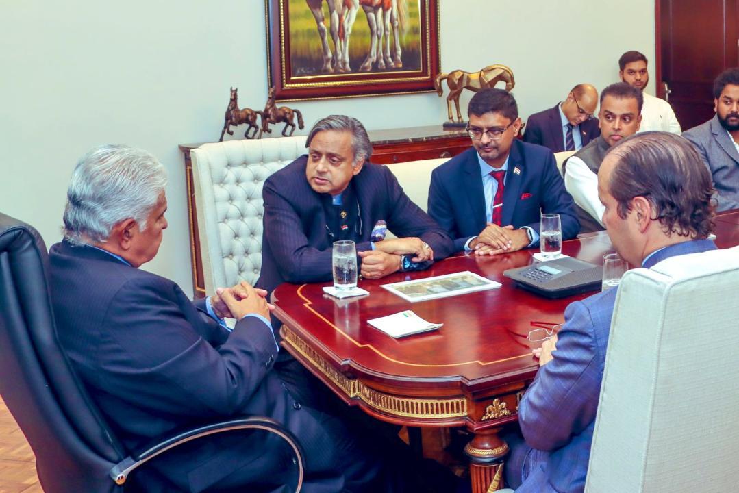 In Photos: Shashi Tharoor-led delegations meets Panama President