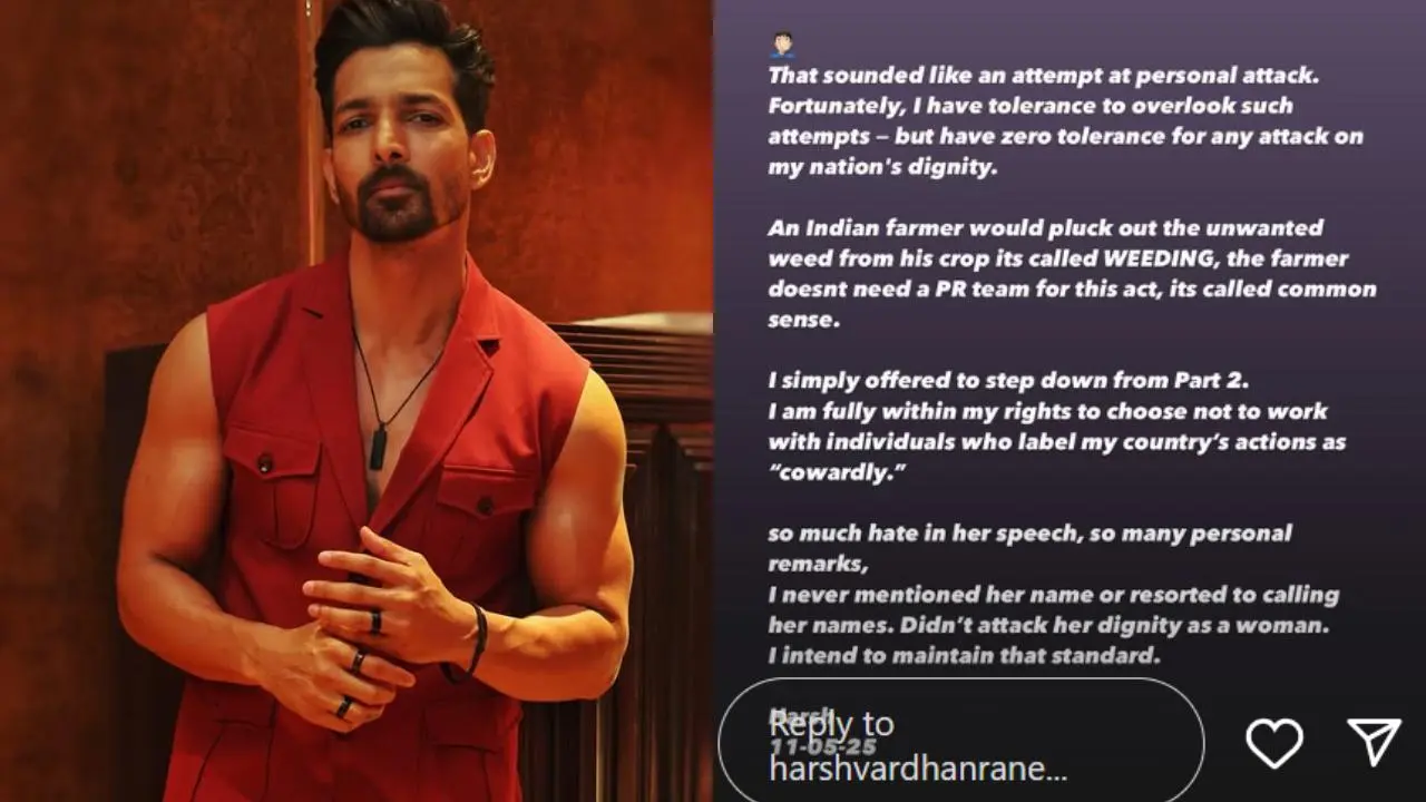 Harshvardhan slams Sanam Teri Kasam co-star Mawra Hocane for 'PR strategy’ dig